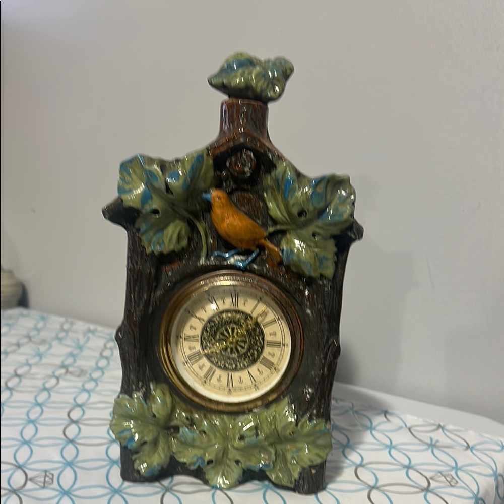 Vintage 1871 creative cuckoo decanter clock hand crafted in Italy #239